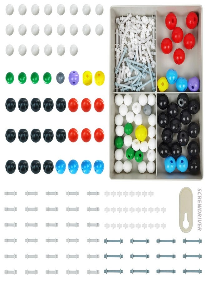 EVOTECH SCIENTIFIC Scientific Chemistry Molecular Model Kit (125 Pieces), Organic and Inorganic Chemistry Learning Teachers and Students Set, 2024 Newest - Image 1